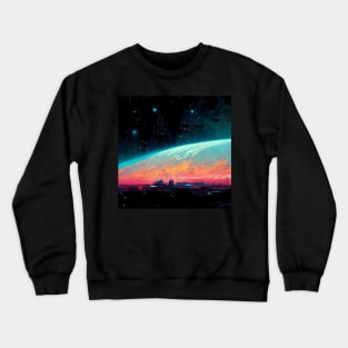 Planet Glow - Space Exploration Crewneck Sweatshirt